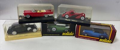 5x Solido Age d Or Modellautos 1:43 (80-89)