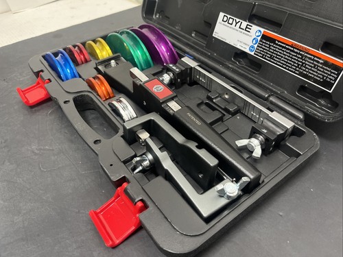 Doyle 9 Piece Premium Ratcheting Tube Bender Kit Sizes 1/4" to 7/8” 58674 Tubing - Picture 3 of 7