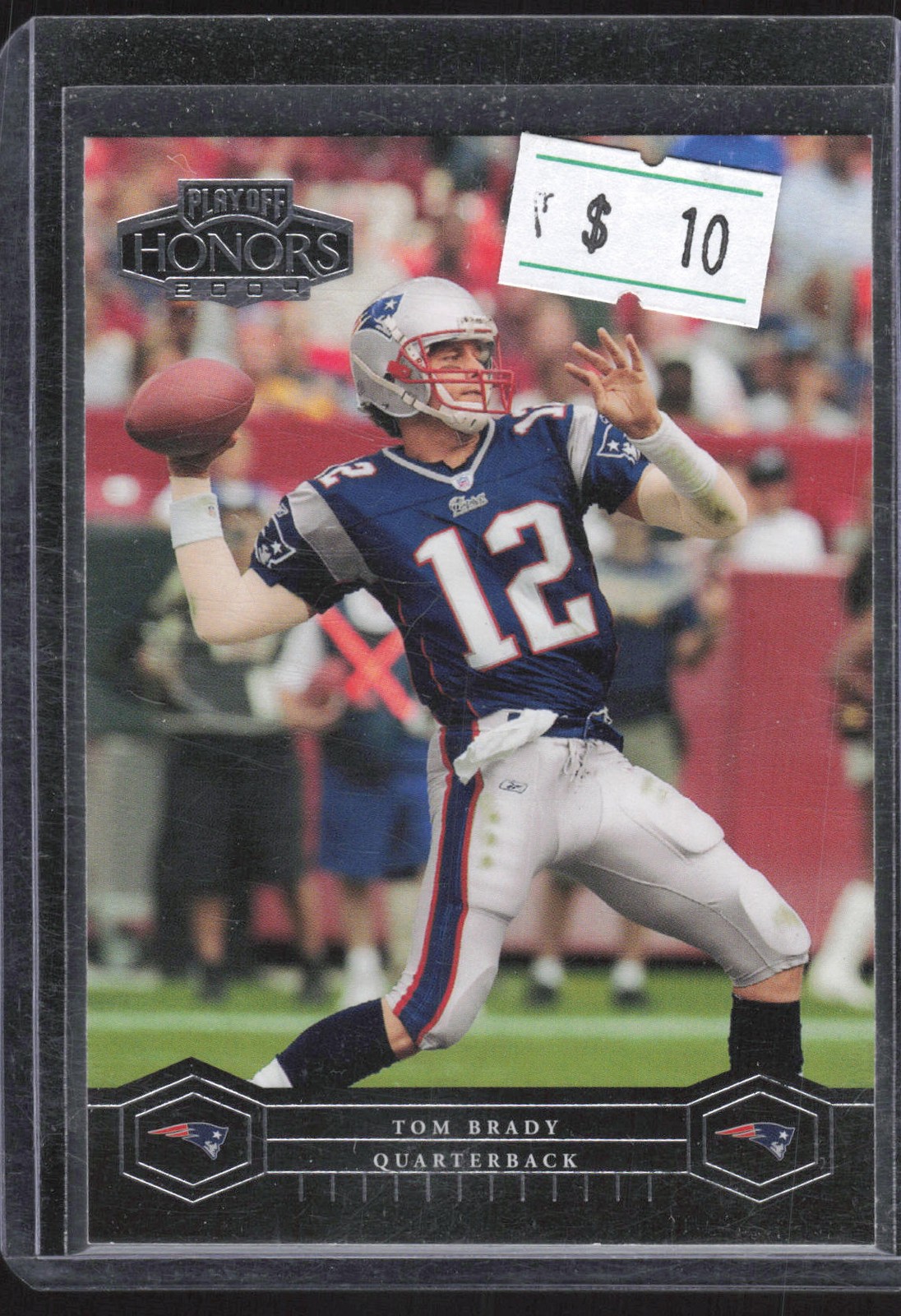 Tom Brady #57 Football Cards 2004 Playoff Honors trading card — raw and PSA graded price guide