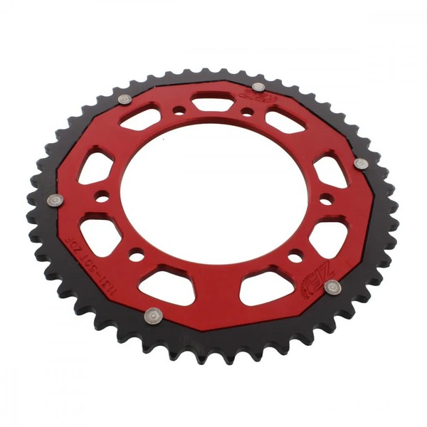 Kettenrad Alu Rot 50-ZäHne 420-Teilung FüR Derbi Senda 50 R X-Race Bj. 2005-2011-image