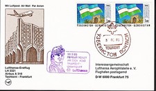 LH 1993  "Taschkent - Frankfurt"   Erstflug,   Ha/Si Nr. 3682 !!