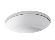 Kohler K-2883-0 Verticyl 13-3/4" Undermount Bathroom Sink with Overflow NEW 