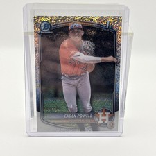 2025 Bowman Chrome ProspectsSpeckle Refractor Caden Powell /299