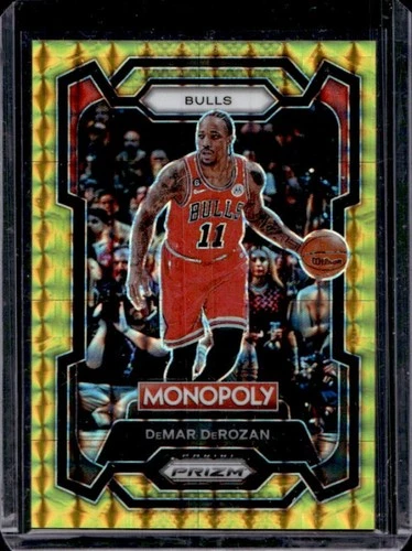 2023-24 Panini Prizm Monopoly DeMar DeRozan Gold #/49 Bulls