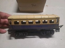JEP  ÉCHELLE O  WAGON VOYAGEURS PULLMAN  À BOGIES 1933   TÔLE 20 cm  