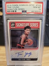 2018 Trae Young Optic Signature Series Auto #SG-TYG RC (Nice Full Auto) PSA 10