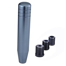 7" Polished Aluminum Car Gear Stick Lever Shift Long Handle Weighted Titanium