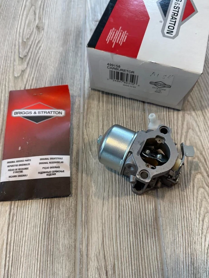 Carburador Briggs & Stratton fabricante de equipamento original 699831 694941 trator cortador de grama 499158 carburador - Imagem 2 de 2