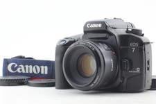  Top MINT Canon EOS 7 ELAN 7E EF 50mm f/1.8 II Lens 35mm Film Camera From JAPAN