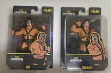 MWFP Big Rubber Guys Demolition Ax & Smash WWF Action Figures New