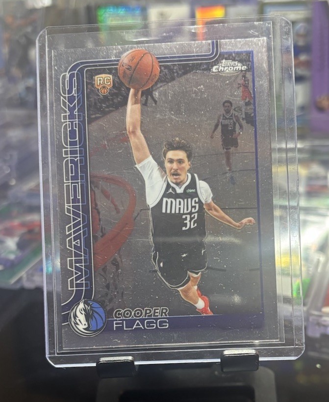 Cooper Flagg 2025 Topps Chrome Update RC #151  Mavericks Rookie