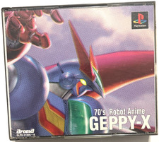 Geppy-X Robot Robot Anime Combat Action CIB PS1 PlayStation 1