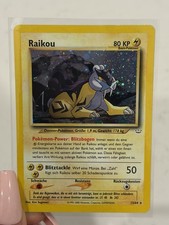 Raikou Holo Rare 13/64 -  Neo Revelation GERMAN RARE LP on eBay
