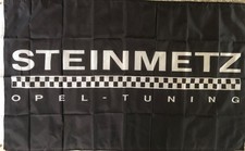 Steinmetz Fahne 150 x 90 Opel Tuning Kadett Corsa Tigra adam