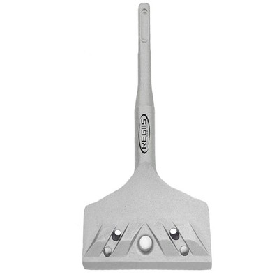 Regiis Tech SDS Plus Floor Scraper 3 in. x 7.5 in. Wide Angled Flooring Adhes...