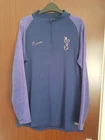 Spurs Tottenham Hotspur Navy & Purple 2019-2020 Drill Top Training Size L
