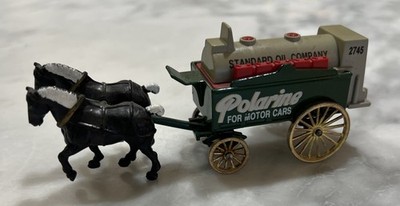 Diecast Lledo Chevron Horse Drawn Wagon Standard Oil Company Polarine Wagon 