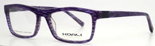 MOREL KOALI 7665K PP011 Purple Womens Rectangle Eyeglasses 53-15-135 B:34