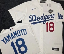 Los Angeles Dodgers YOSHINOBU YAMAMOTO 2025 World Series JERSEY 100% REAL NWT