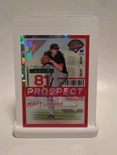 2024 Panini Prospect Edition - Rhett Lowder #179 Red Ice Prizm (RC)