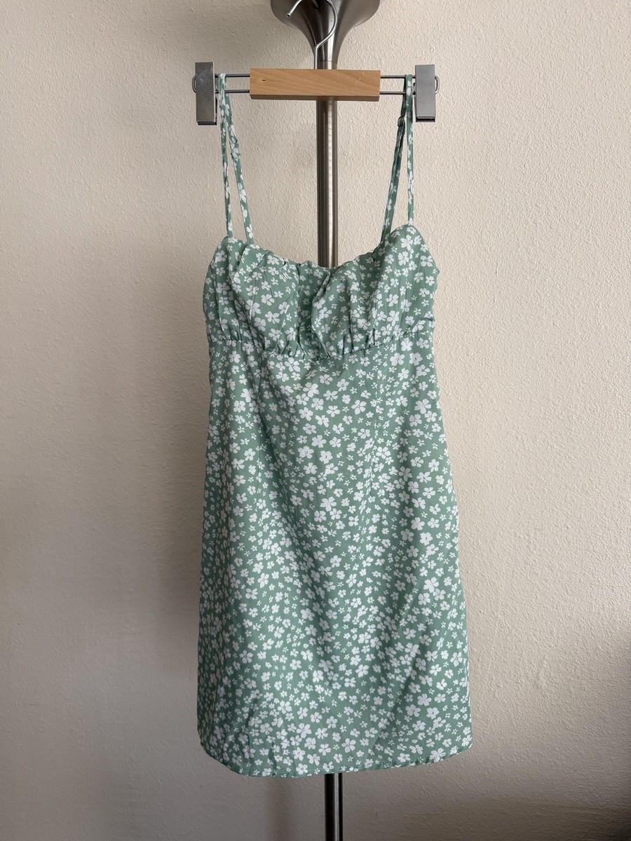 princess polly green flower dress Vasiliki Maxi Dress White / Green Floral