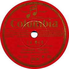 78 RPM - Charles Trenet - La Mer / Seul . . d...