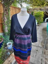 Pepperberry Jersey & Silky Dress Size 16 Super Curvy.  Please read  description