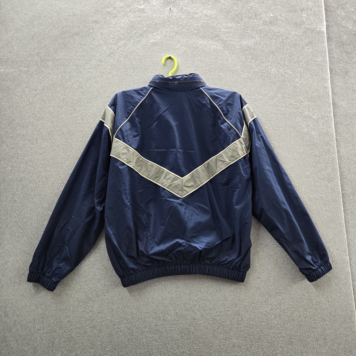 US Air Force Men Jacket M Navy Nylon Colorblock PTU Reflective 
