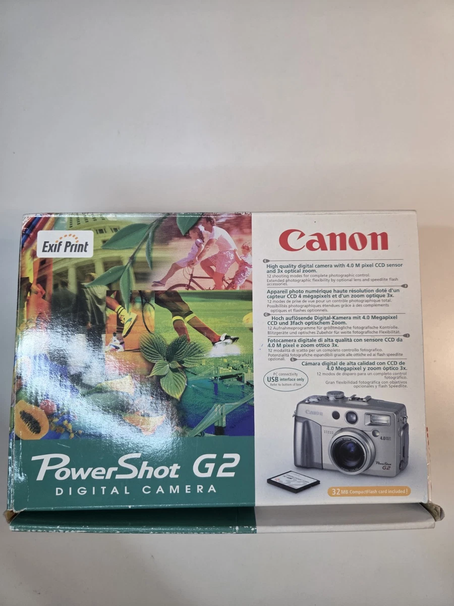 Preços baixos em Câmeras digitais Canon PowerShot G2 | eBay