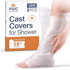 Waterproof Cast Covers for Shower Half Leg 28" Cast Cover Bags 2PCS Waterproof