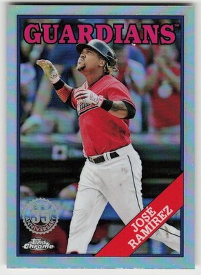 2023 Topps Chrome #88BC-17 José Ramírez BASEBALL Cleveland Guardians