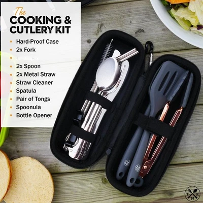 The Nomads Kitchen - Cooking & Dining Kit - Adventure Gift, Student, Camping - Image 1 of 4
