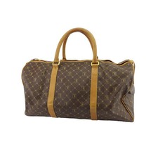 Trussardi Boston Borsa, Motivo Levriero, Marrone, Beige, Oro, Uomo,