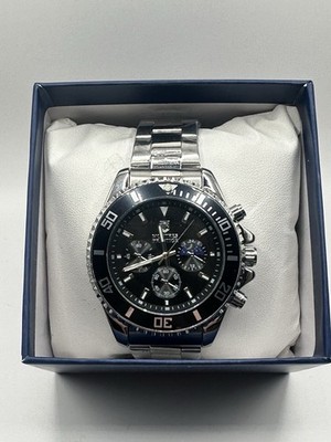 Invicta Montres Prestige MPW-0087 Men's 42mm Watch Black Dial Steel 30m Quartz