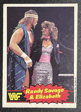1985 O Pee Chee WWF Wrestling Stars - #63 Macho Man & Miss Elizabeth RC - TOPPS