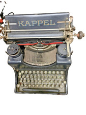 Kappel Typewriter Black 1929 Vintage Antique, Glass Keys, Like Enamel thumbnail