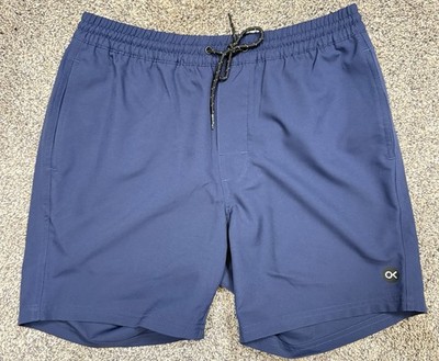 NWT Outerknown Nomadic Volley Drawstring Shorts Size S Athletic Blue 7'' Inseam