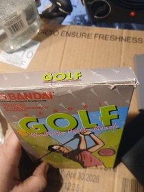 Nintendo Nes Bandai Golf With Box. No Manual Untested