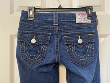 True Religion Billy Women’s Jeans Size 25 Made In USA HEMMED
