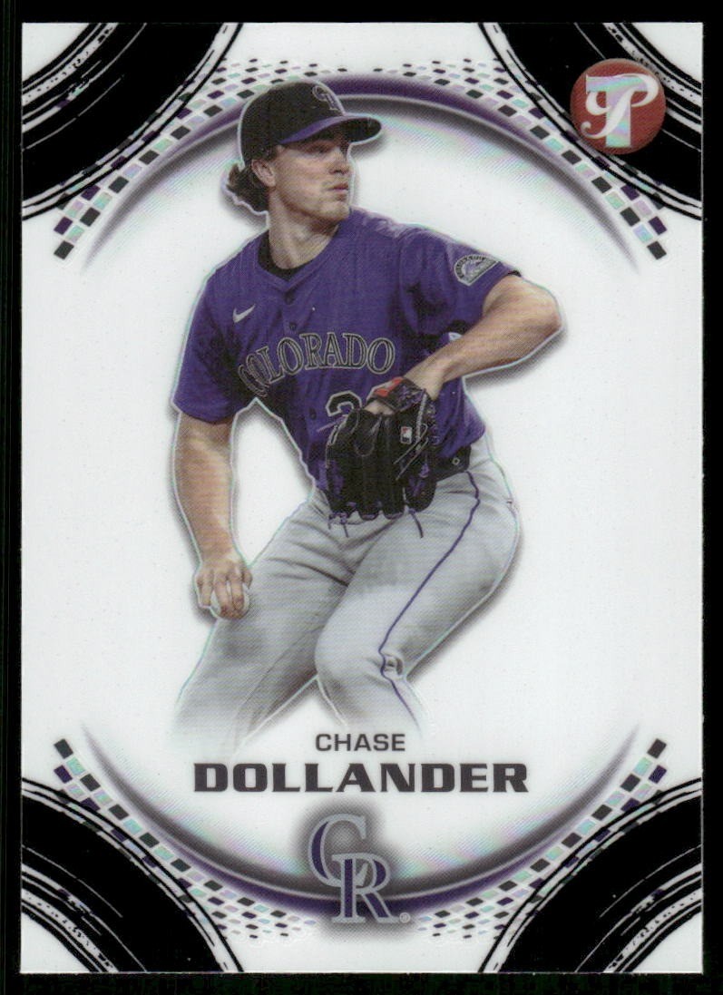 2026 Topps Pristine #146 Chase Dollander Paint the Corners Refractor