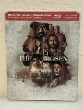 The Chosen Season 4 Blu-ray Steelbook Edition 8 Episodes + Art Print NEW