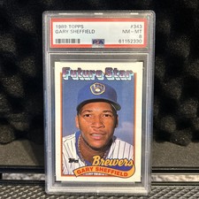 1989 Topps - Future Star Gary Sheffield #343 Future Stars (RC)