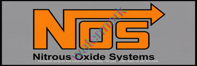 NOS Nitrous Oxide Systems   Metal Sign 6'' x 18'' or 8x24