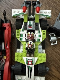 LEGO World Racers 8898 Race 3 Incomplete w Cars Minifigures Trophy Instructions