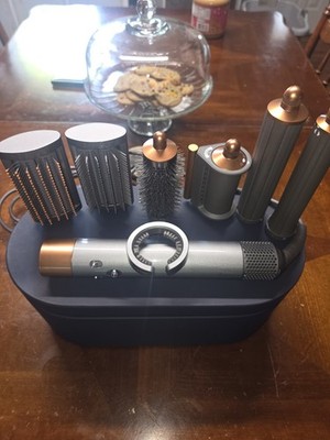 Dyson Airwrap Complete Long   Copper/Nickel   Excellent Condition, Full Set