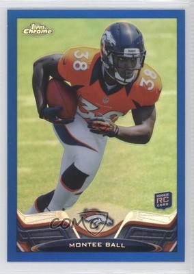 2013 Topps Chrome Blue Refractor 45/199 Montee Ball #11 Rookie RC 0c2