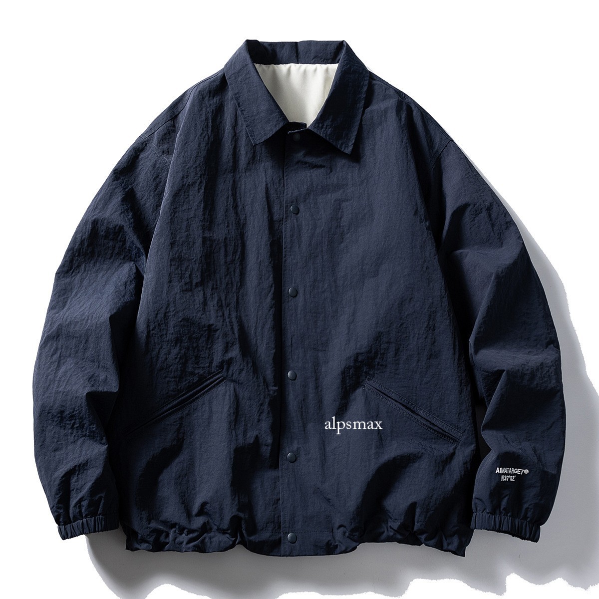 Japanese Retro Outdoor Proof Embroidery Jacket Men Loose Casual Workwear Jacket