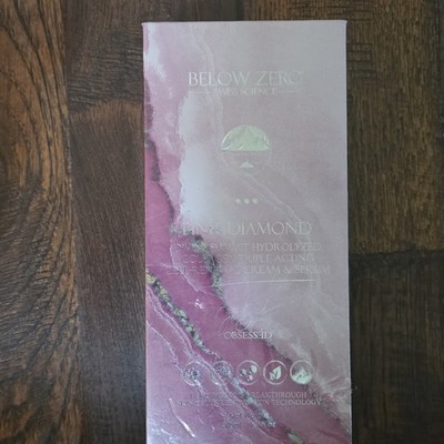 Below Zero Swiss Science Pink Diamond Cream & Serum Set Collagen Snail 50ml