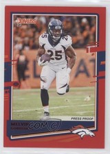 2020 Panini Donruss Press Proof Red Melvin Gordon III #89 8k4