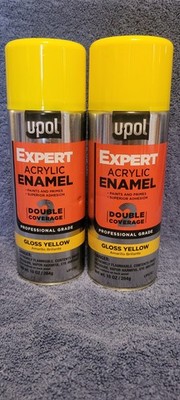 UPOL Expert Acrylic Enamel Gloss Yellow Spray Paint 10 oz ea UP2707 2 For $18